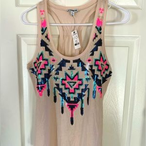 *Sale* Sequined tank top